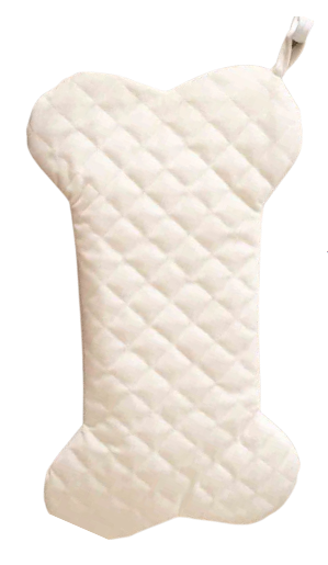 Quilted Dog Bone Stocking