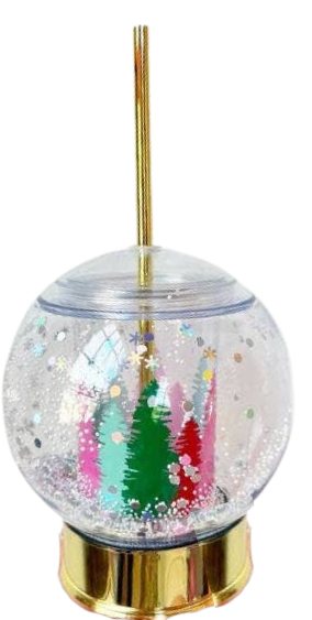 WINTER WONDERLAND SNOWGLOBE NOVELTY SIPPER