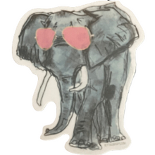 Load image into Gallery viewer, Vinyl Sticker Elephant
