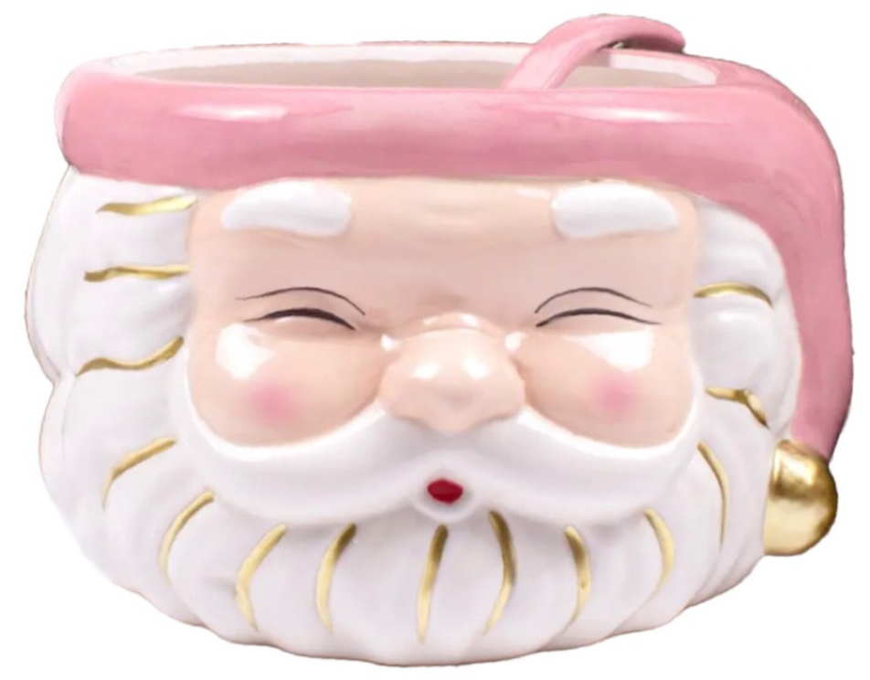 Santa Punch Bowl Pink