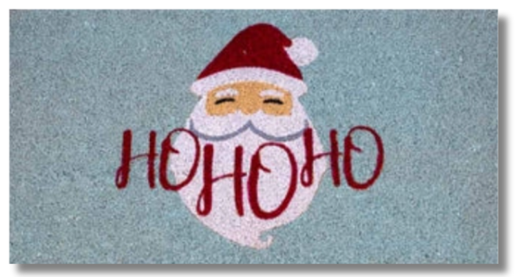 Jolly Santa Coir Doormat