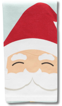 Jolly Santa Hand Towel