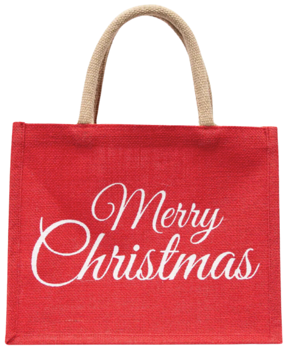 Classic Merry Christmas Gift Tote