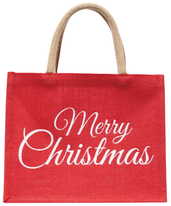 Merry Christmas gift tote