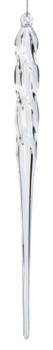 Glass Icicle Ornament