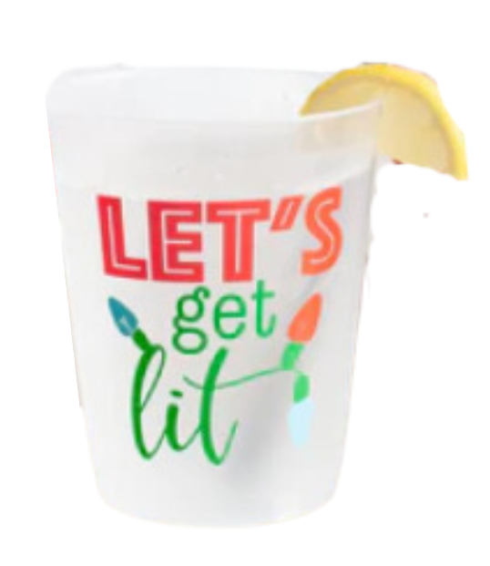 Lets Get Lit Party Cups