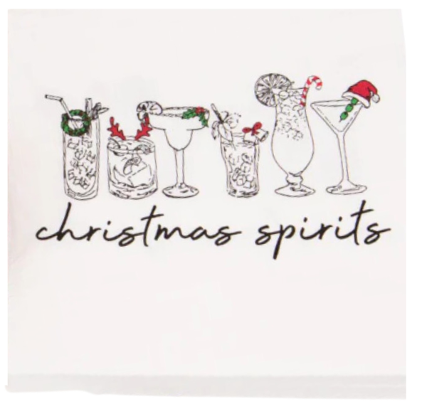 Christmas Spirits Cocktail Napkins