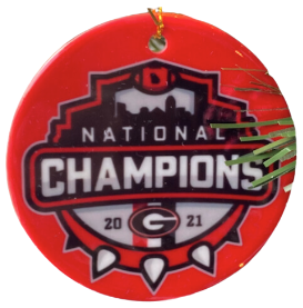 UGA National Championship Ornament