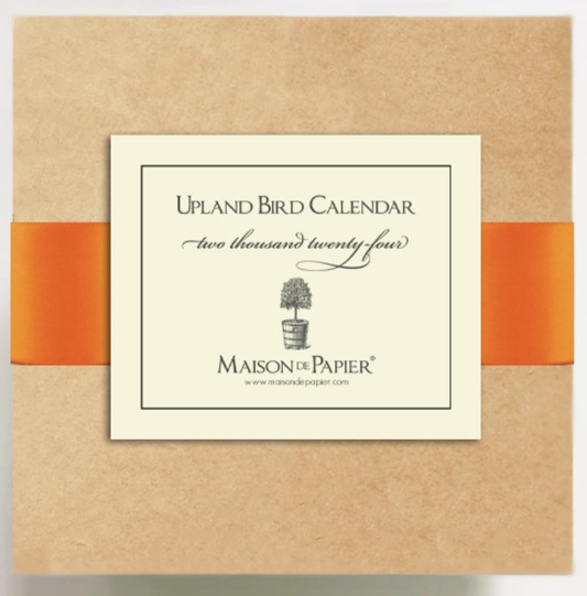 Upland Bird Calendar with Easel