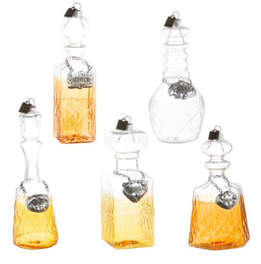 Liquor Decanter Glass Ornament