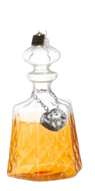 Liquor Decanter Glass Ornament