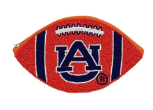 Load image into Gallery viewer, Auburn Football Beaded Coin Purse
