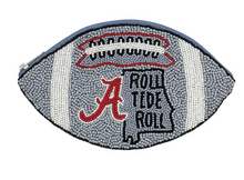 Load image into Gallery viewer, Alabama Football Beaded Coin Purse
