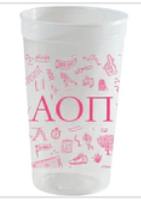 Load image into Gallery viewer, Sorority College Toile Stadium Cup
