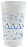 Load image into Gallery viewer, Sorority College Toile Stadium Cup
