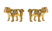 Load image into Gallery viewer, Bulldog Stud Gold Earring
