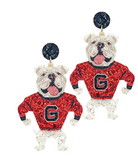 Load image into Gallery viewer, Game Day Uga Earrings
