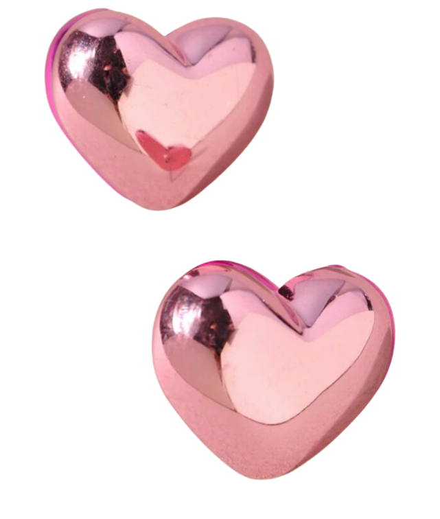 Heart Metallic Puffy