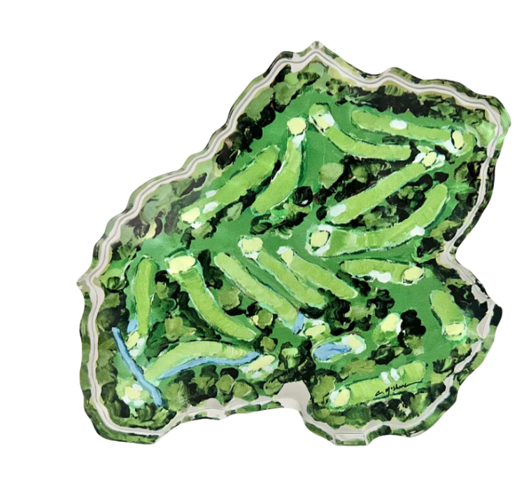 Acrylic Shelfie:  Golf Course at Augusta