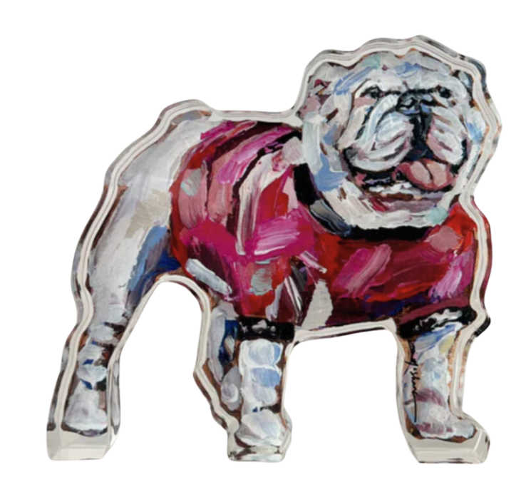 Acrylic Shelfie: Gameday Bulldog