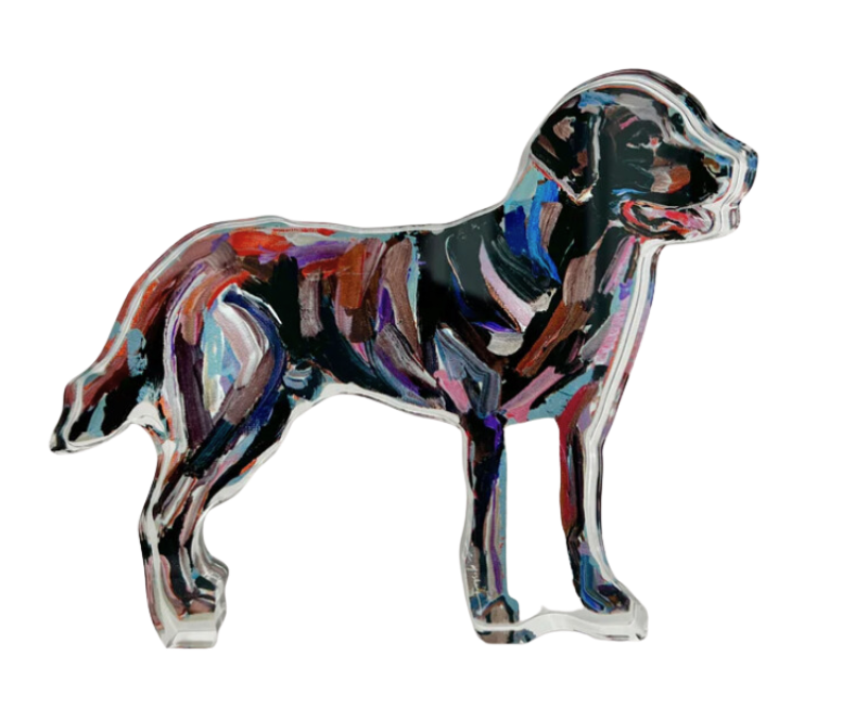 Acrylic Shelfie:  Labrador Chocolate