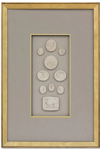 Framed Intaglio Grouping