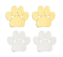 Load image into Gallery viewer, Game Day Paw Stud Earrings
