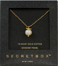 Load image into Gallery viewer, 14k Gold Genuine Pearl Necklace
