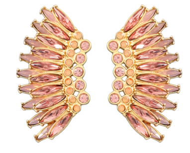 Wing Crystal Earrings