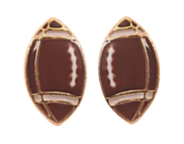 Game Day Football Stud Earrings