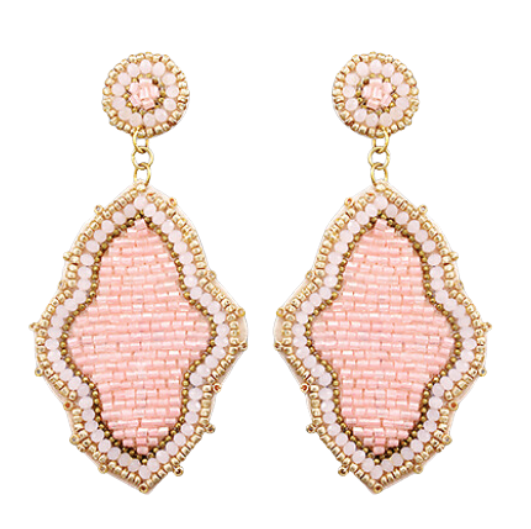 Beaded Arabesque Earrings