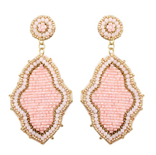 Load image into Gallery viewer, Beaded Arabesque Earrings
