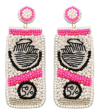 Load image into Gallery viewer, Beaded Seltzer Earrings
