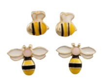 Load image into Gallery viewer, Bee Stud Earrings
