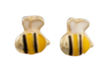 Load image into Gallery viewer, Bee Stud Earrings
