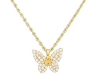 Butterfly Pendant Necklace