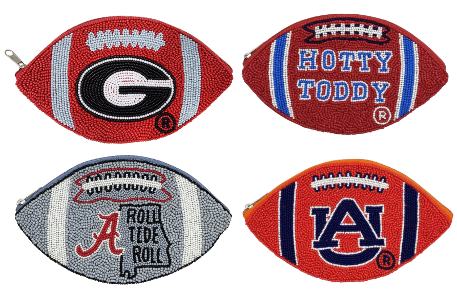 Alabama Football Beaded Coin Purse