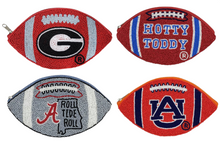 Load image into Gallery viewer, Ole Miss Football Beaded Coin Purse
