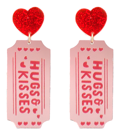 Hugs & Kisses Earring