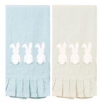 Load image into Gallery viewer, Bunny Ruffle Hand Towel
