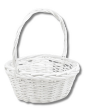 Load image into Gallery viewer, White Willow Easter Basket
