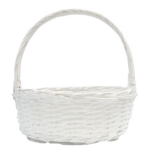 Load image into Gallery viewer, White Willow Easter Basket
