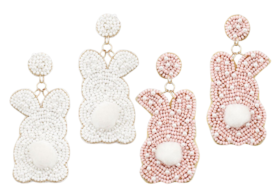 Bunny Beaded Earrings