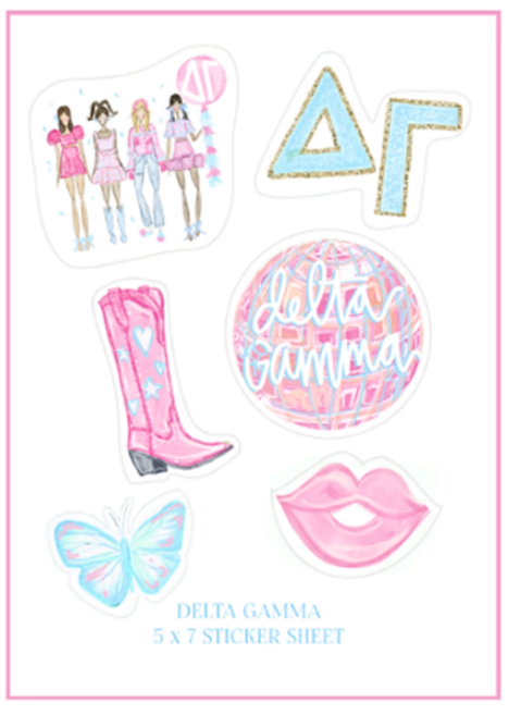 Sorority Sticker Sheet