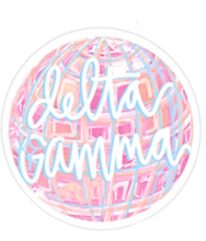 Load image into Gallery viewer, Disco Ball Sorority Button
