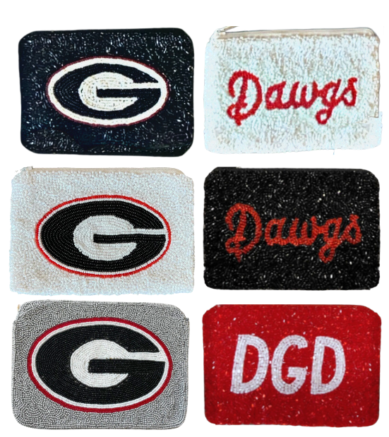Collegiate Beaded Coin Purse