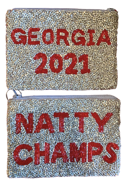 Double-sided Beaded Coin Purse