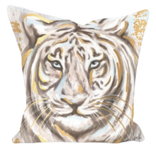 Load image into Gallery viewer, Golden Pillow with Gold Foil Accents 24 x 24
