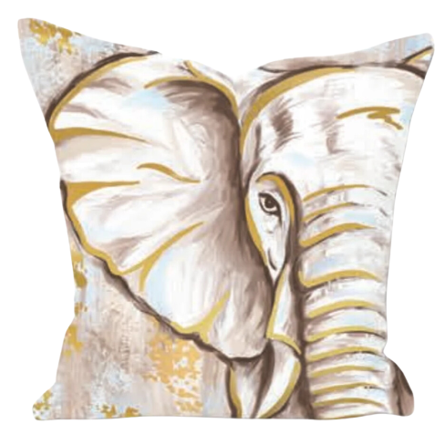Eagle Pillow with Gold Foil