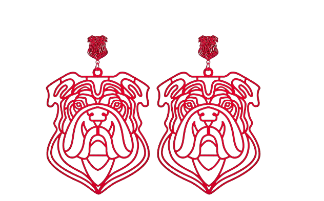 Bulldog Wire Earring